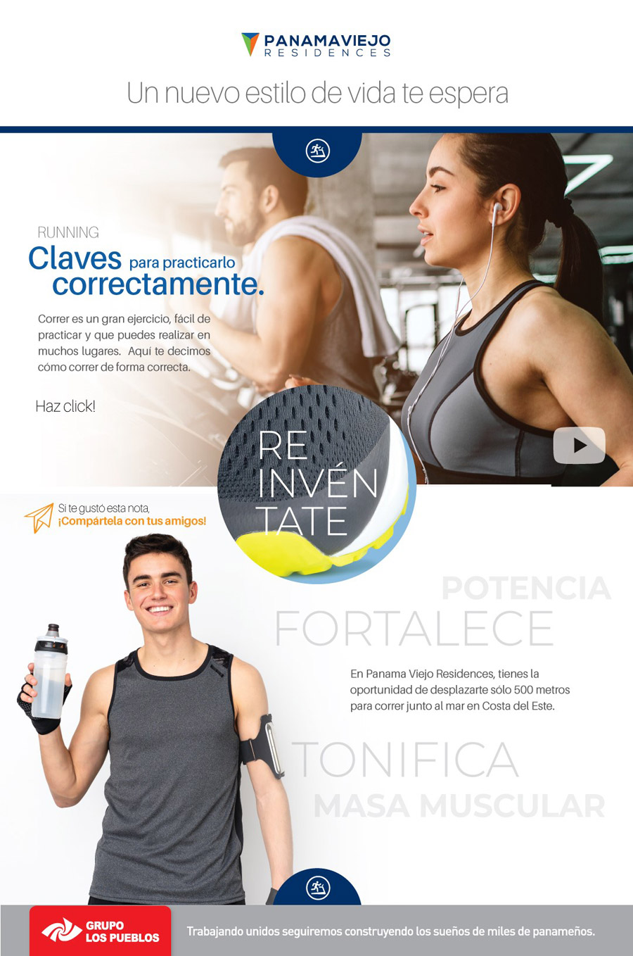 como correr de forma correcta