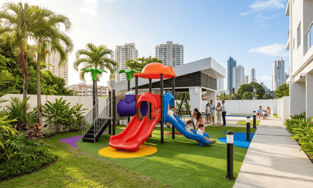 4 ventajas de vivir en un proyecto con áreas infantiles en Panamá